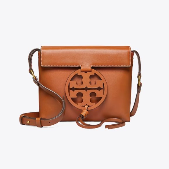 Tory Burch Handbags - Tory Burch Leather MILLER CROSSBODY (camel / tan color)
